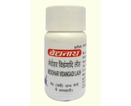 Медохар Відангаді Лаух Байд'янатх (Medohar Vidangadi Lauh Baidyanath), 40 таблеток