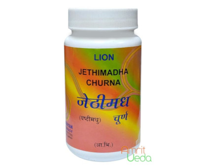 Джетхімадха чурна Лайон (Jethimadha churna Lion), 100 грам Джетхімадха чурна Лайон (Jethimadha churna Lion), 100 грам
