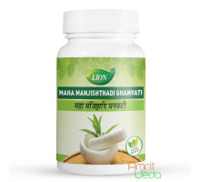 Маха Манджиштади экстракт (Maha Manjishthadi extract), 100 таблеток - 30 грамм