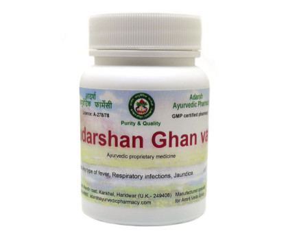 Сударшан гхан Адарш Аюрведік (Sudarshan ghan Adarsh Ayurvedic), 30 грам ~ 85 таблеток