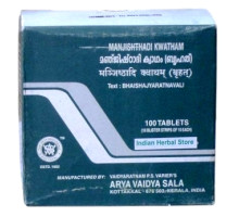 Манджиштаді екстракт (Manjishthadi extract), 100 таблеток - 100 грам